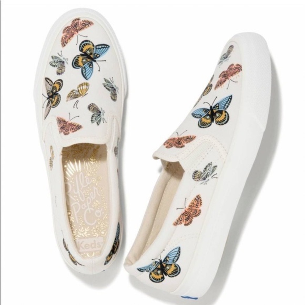 Rifle Paper Co X Keds Butterfly Shoes